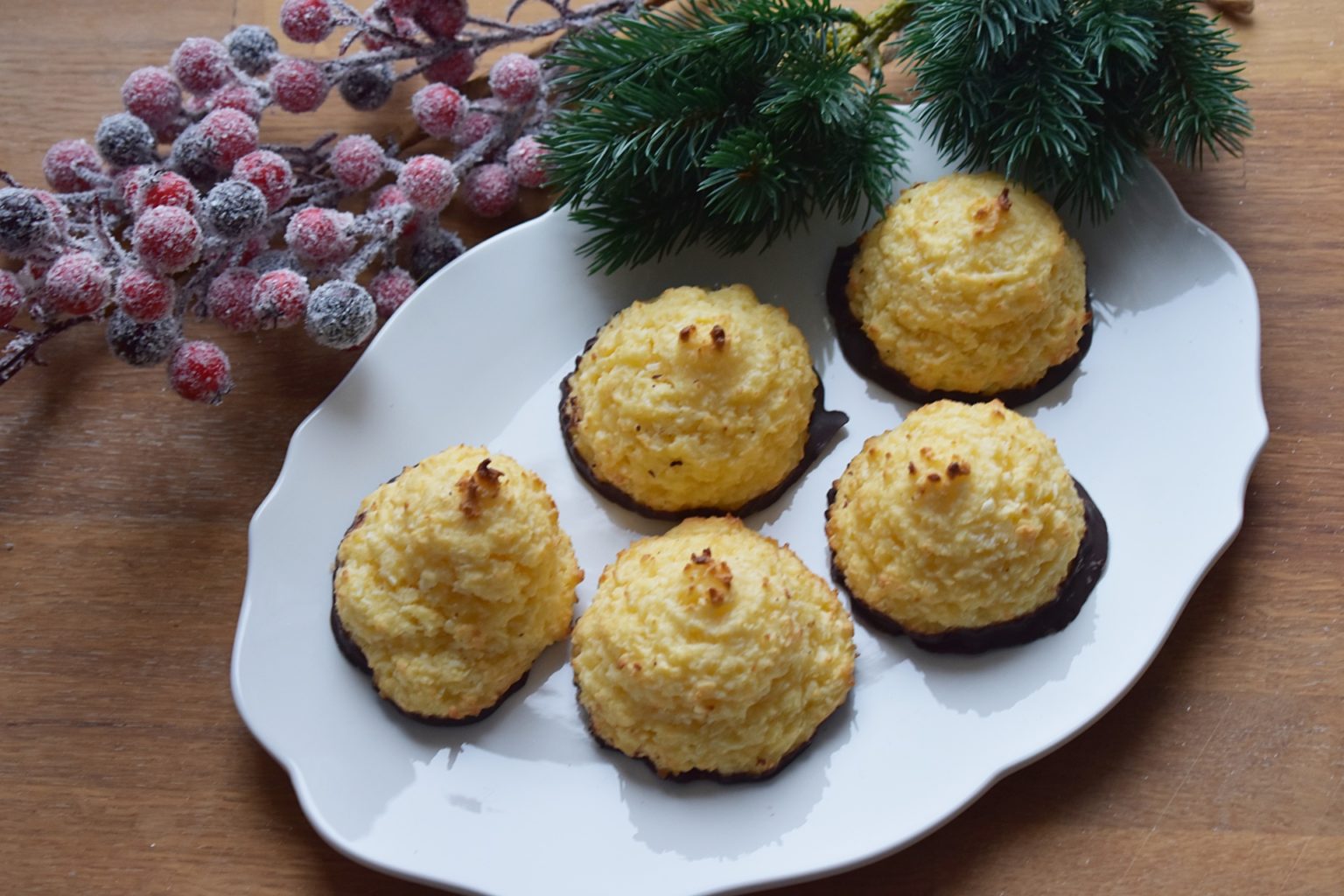 Saftige Kokosmakronen Backen