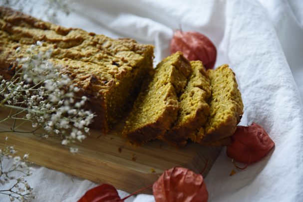 Kürbiskuchen mit Kokos